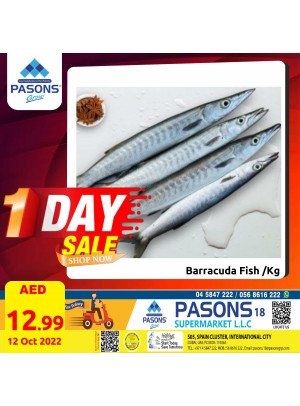 One Day Sale - Pasons 18 Supermarket