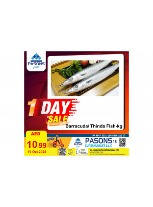 One Day Sale - Pasons 18 Supermarket
