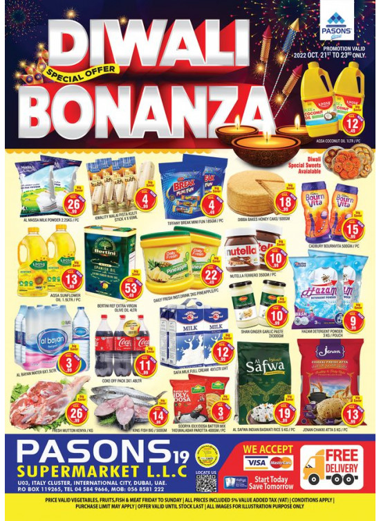 Diwali Deals - Pasons 19 Supermarket