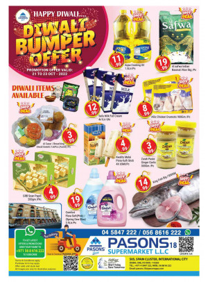 Diwali Deals - Pasons 18 Supermarket