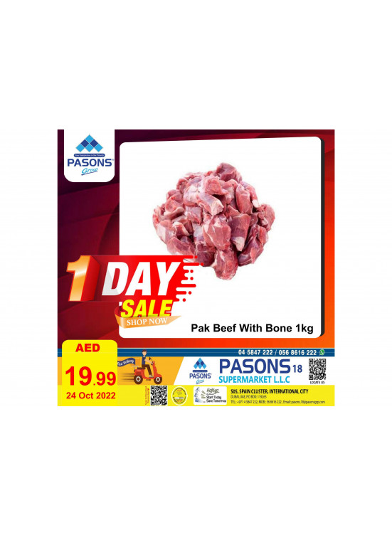 One Day Sale - Pasons 18 Supermarket