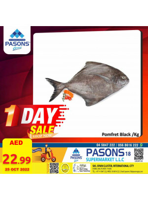 One Day Sale - Pasons 18 Supermarket