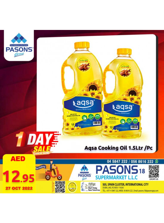One Day Sale - Pasons 18 Supermarket