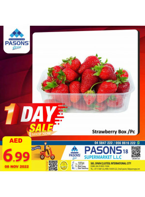One Day Sale - Pasons 18 Supermarket