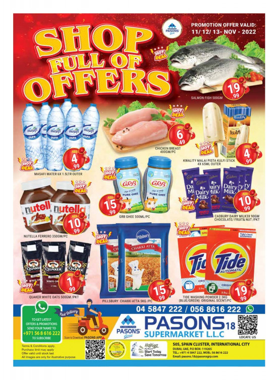 Weekend Deals - Pasons 18 Supermarket