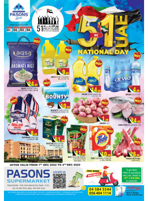 National Day Offers - Pasons 21 Supermarket, Persia Cluster