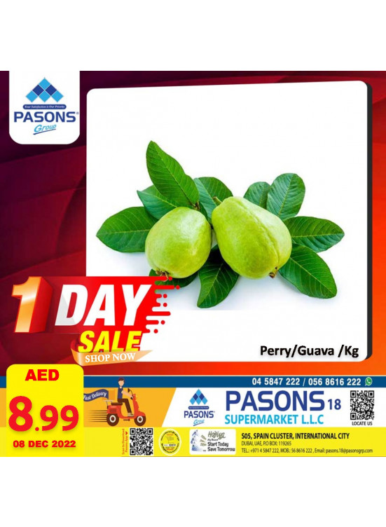One Day Sale - Pasons 18 Supermarket