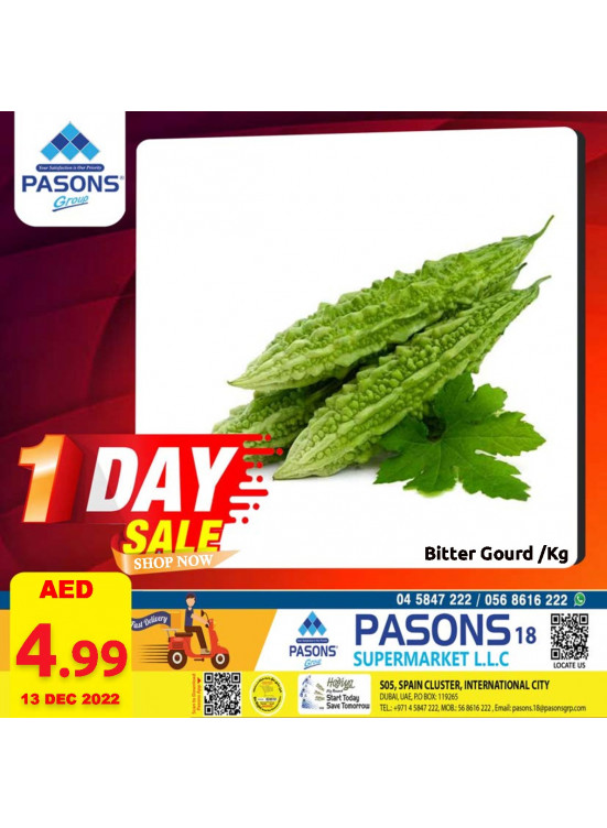 One Day Sale - Pasons 18 Supermarket