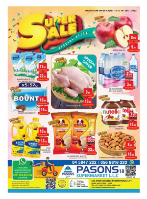 Super Sale - Pasons 18 Supermarket
