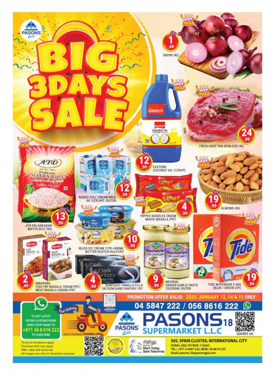 Big Sale - Pasons 18 Supermarket