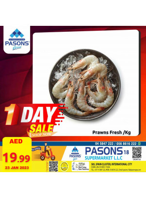 One Day Sale - Pasons 18 Supermarket
