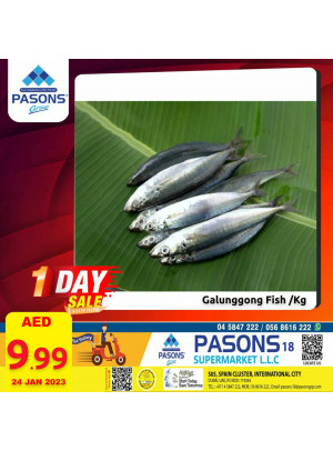 One Day Sale - Pasons 18 Supermarket