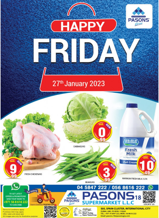 Friday Deals - Pasons 18 Supermarket