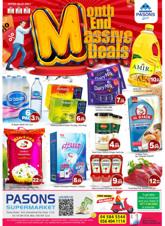 Weekend Offers - Pasons 21 Supermarket, Persia Cluster