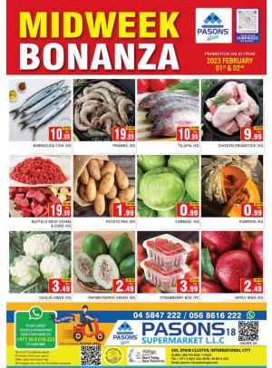 Midweek Deals - Pasons 18 Supermarket