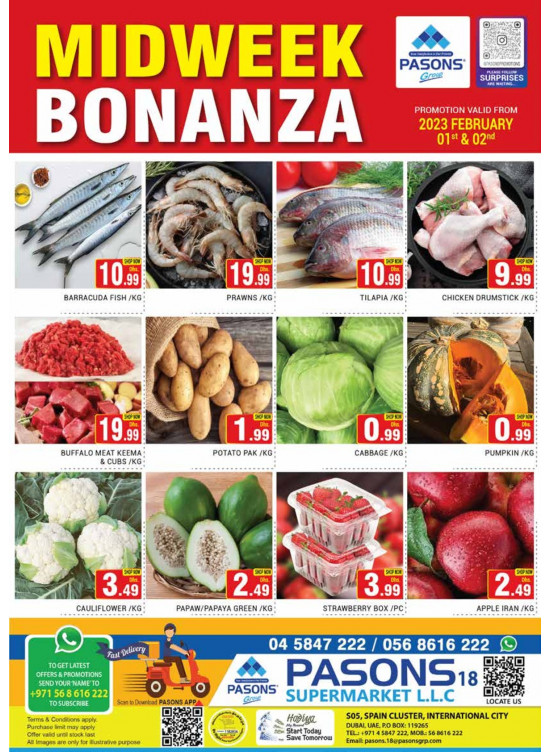 Midweek Deals - Pasons 18 Supermarket