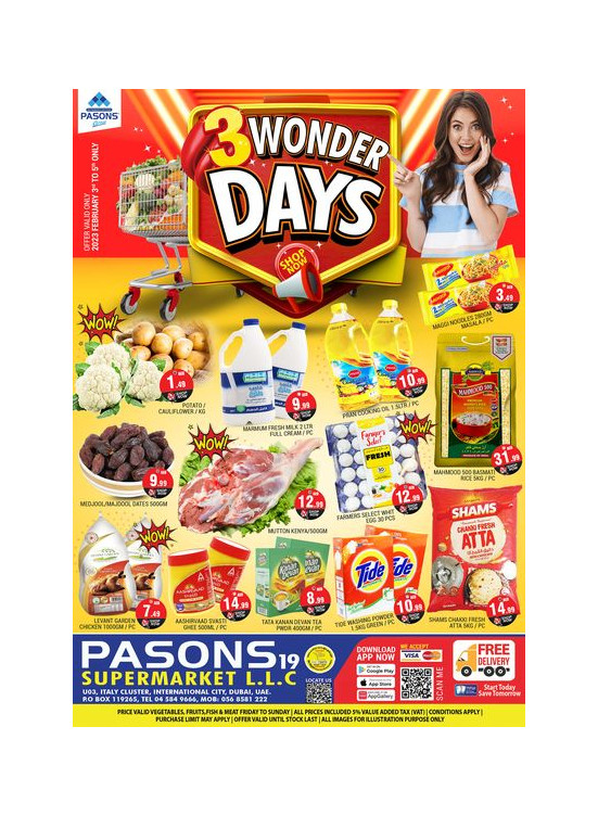 Weekend Offers - Pasons 19 Supermarket