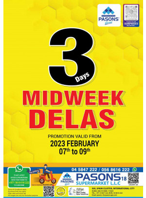 Midweek Deals - Pasons 18 Supermarket