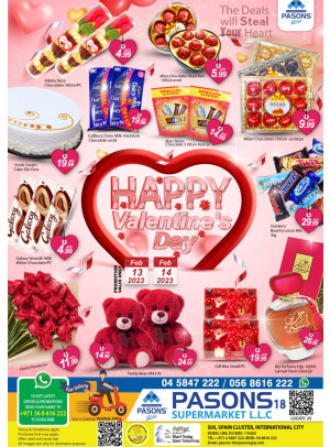 Valentine's Day Deals - Pasons 18 Supermarket