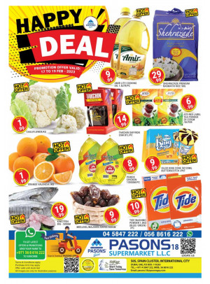 Weekend Deals - Pasons 18 Supermarket