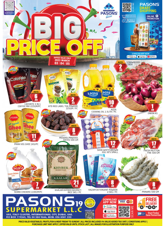 Weekend Deals - Pasons 19 Supermarket