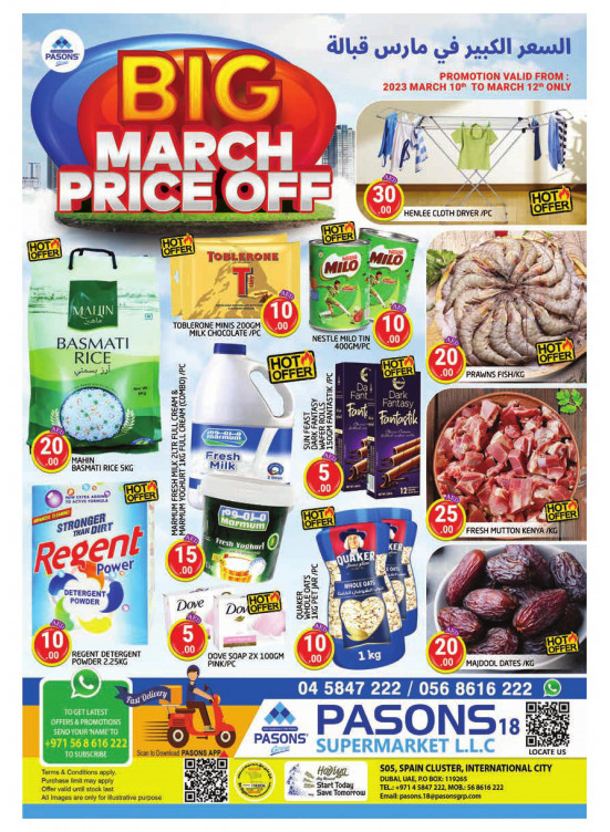 Weekend Deals - Pasons 18 Supermarket