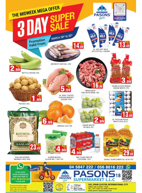Super Sale - Pasons 18 Supermarket