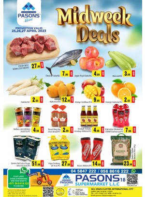 Midweek Deals - Pasons 18 Supermarket