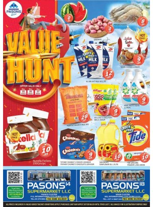 Weekend Deals - Pasons 18 Supermarket