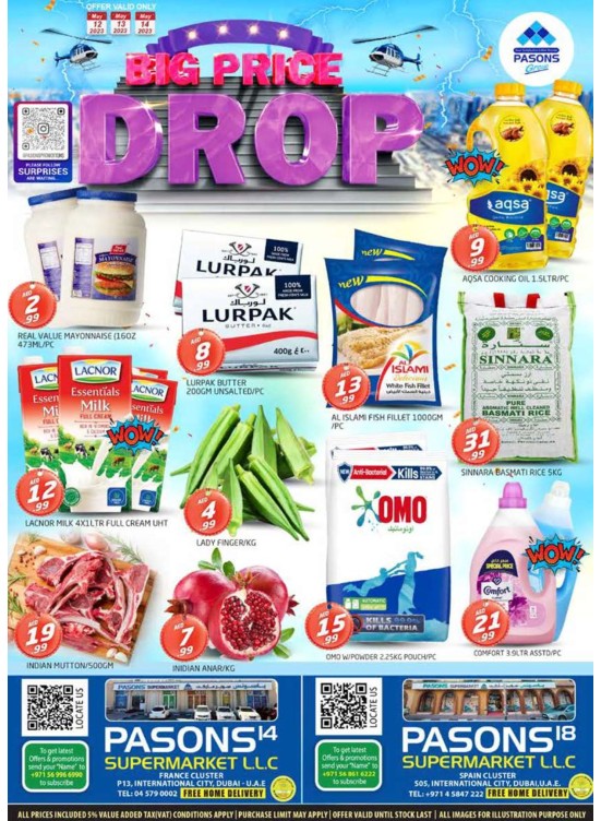 Weekend Deals - Pasons 18 Supermarket