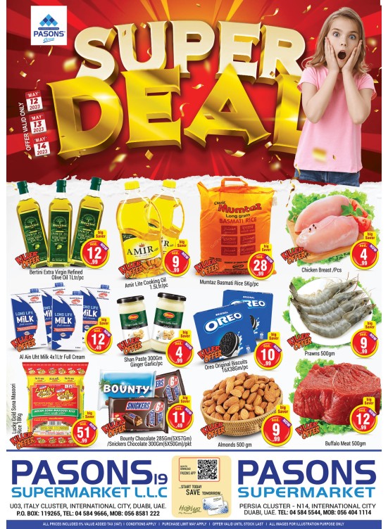 Weekend Deals - Pasons 19 & Pasons 21