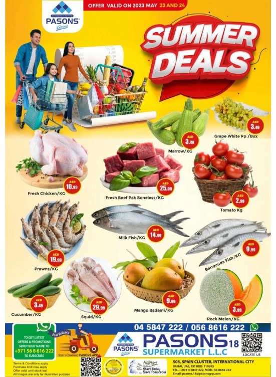 Summer Deals - Pasons 18 Supermarket