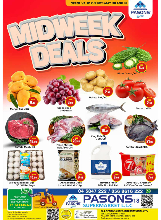Midweek Deals - Pasons 18 Supermarket