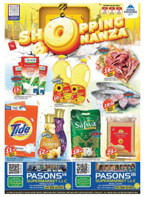 Weekend Deals - Pasons 18 Supermarket