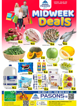 Midweek Deals - Pasons 18 Supermarket
