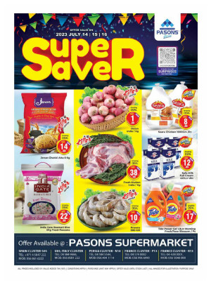 Weekend Deals - Pasons 18 Supermarket