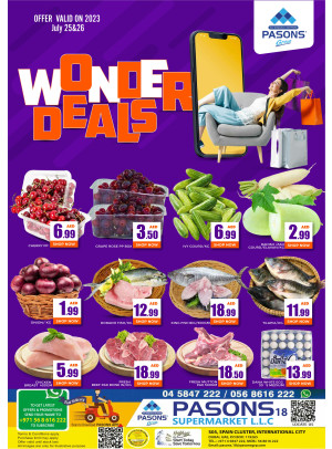 Wonder Deals - Pasons 18 Supermarket