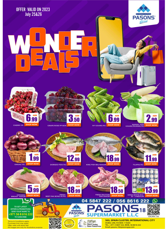 Wonder Deals - Pasons 18 Supermarket