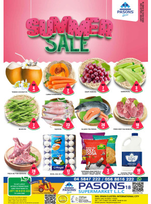 Summer Sale - Pasons 18 Supermarket