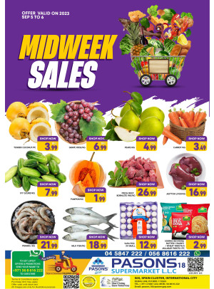 Midweek Sales - Pasons 18 Supermarket