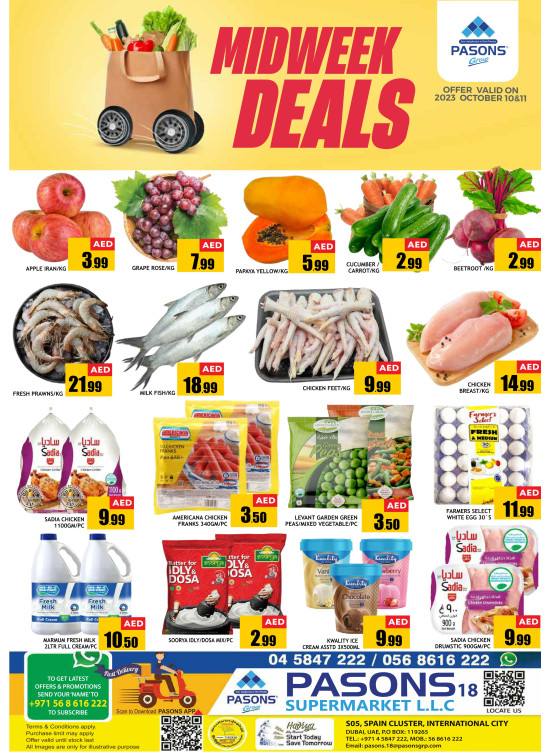 Midweek Deals - Pasons 18 Supermarket