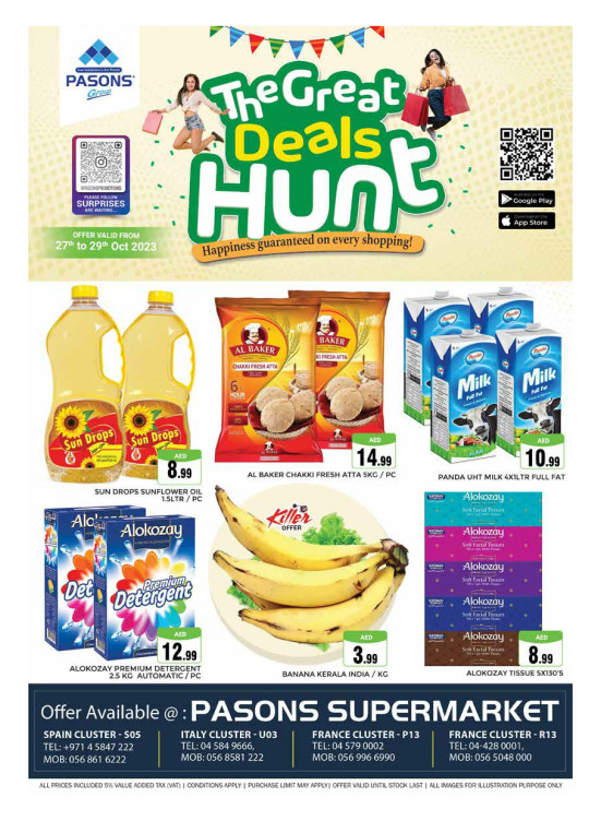 Weekend Deals - Pasons 18 Supermarket