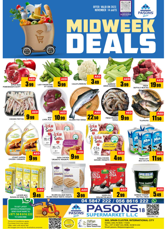 Midweek Deals - Pasons 18 Supermarket