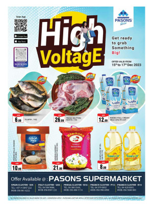 Weekend Offers - Pasons 18 Supermarket
