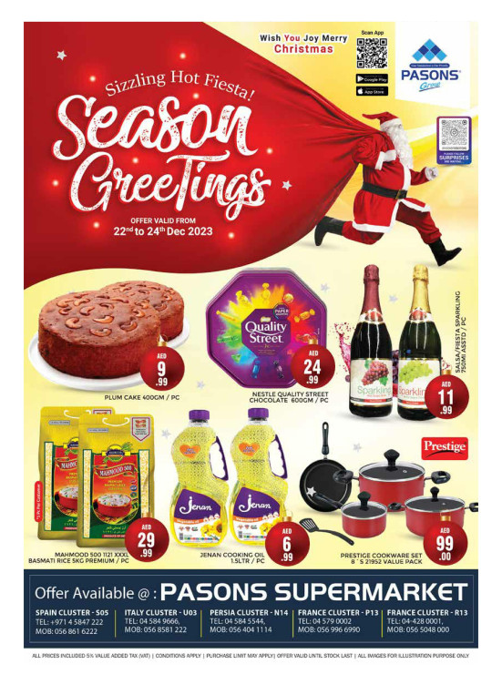 Weekend Deals - Pasons 18 Supermarket