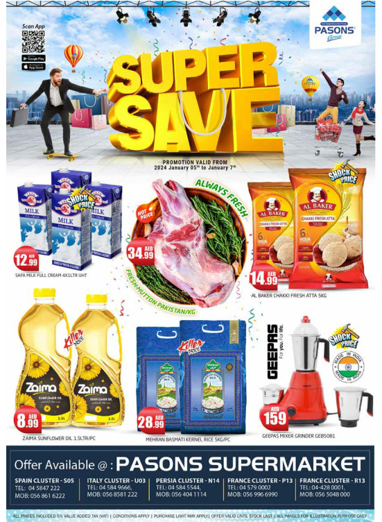 Weekend Offers - Pasons 18 Supermarket