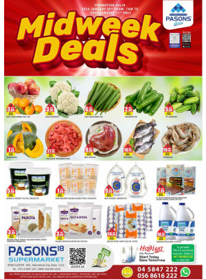 Midweek Deals - Pasons 18 Supermarket