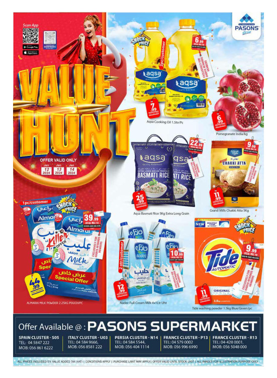 Weekend Deals - Pasons 18 Supermarket