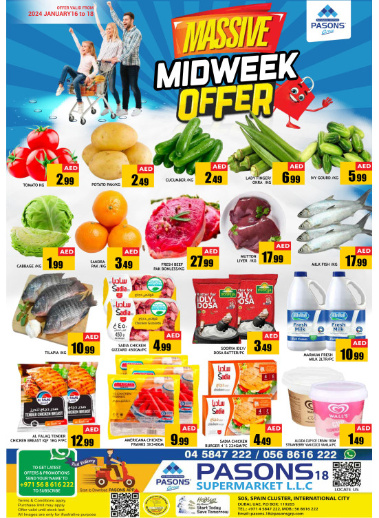 Midweek Deals - Pasons 18 Supermarket