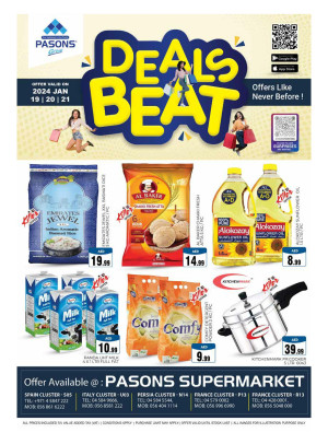 Weekend Offers - Pasons 18 Supermarket